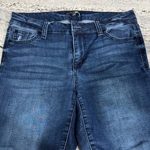 Fashion Nova Women's Dark Blue Skinny Jeans